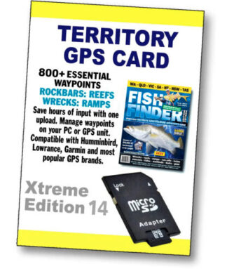 NT Fishing GPS Marks Card