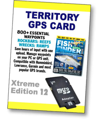 NT GPS Fishing Marks Card